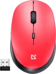 Ratón inalámbrico silencioso Defender Auris MB-027 – Roja