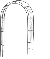 Pérgola de jardín de metal 145 × 38 × 240 cm