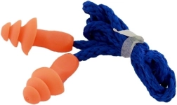 Tapones para los oídos con cordón, reutilizables, atenuación 32 dB