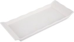 Bandeja de servicio rectangular 29,5 × 13 cm – blanca