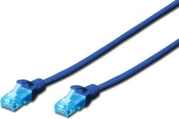 Cable patch U/UTP categoría 5e PVC 1 m azul