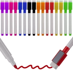 Juego de rotuladores borrables en seco 16 uds MALEO