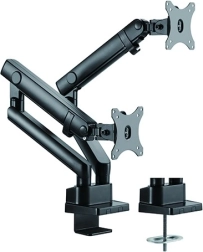 Soporte doble para monitores de hasta 32" con mecanismo de muelle