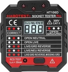 Probador digital de enchufes Habotest