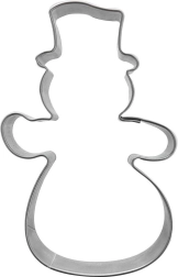 Cortador de galletas muñeco de nieve 7,5 cm