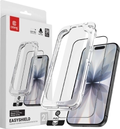 Cristal templado EasyShield 2‑Pack para iPhone 17 / iPhone 17 Pro / iPhone 16 Pro (2 uds.)