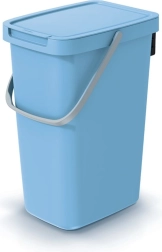 Cubo de basura Systema Q Collect de 12 l, azul claro