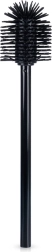 Escobilla de WC de silicona de repuesto, negra, 35 cm