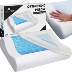 Almohada ergonómica grande con gel refrigerante