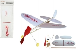 Modelo de avión lanzable Komár con goma