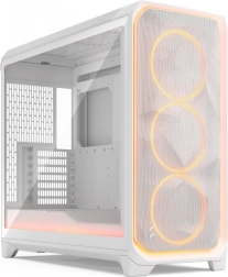 Caja Meshify 3 XL blanca con iluminación RGB