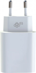 Cargador de red 2x3A USB C + USB A Power Delivery blanco