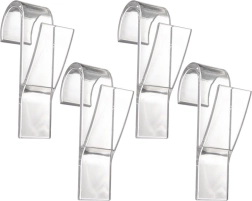 Ganchos transparentes para radiador, set de 4 uds.