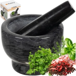 Mortero de mármol RUHHY para hierbas y especias