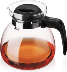 Jarra de cristal para café y té de 2,3 l con tapa