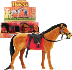 Caballo de juguete con silla de montar