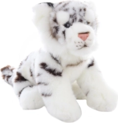 Tigre blanco de peluche 25 cm