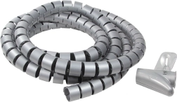Organizador espiral de cables 2,5 m, diámetro 25 mm