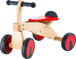 Bicicleta de equilibrio de madera Racer Roja