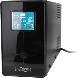 Sistema de alimentación ininterrumpida (UPS) line-interactive 850 VA con LCD, USB y 2× IEC – Energenie