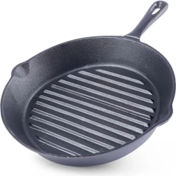 Sartén grill de hierro fundido 24 cm