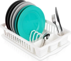 Escurreplatos blanco 39,5 × 26 × 8,5 cm