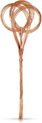 Escobilla de mimbre para sacudir alfombras 75 cm