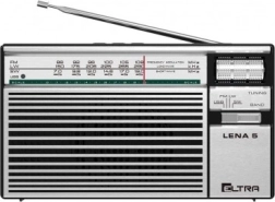 Radio Lena 5 USB plateado
