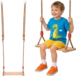 Columpio infantil de madera KRUZZEL