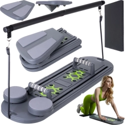 Tabla de pilates multifuncional TRIZAND con asas 97 × 35 cm