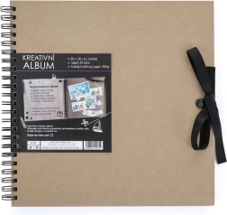 Álbum creativo marrón 30,5 x 30,5 cm