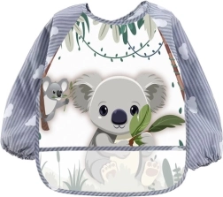 Kruzzel babero infantil con mangas largas y bolsillo - 1 pieza