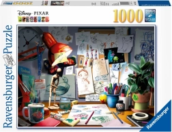 Puzzle Disney Pixar Escritorio del artista 1000 piezas