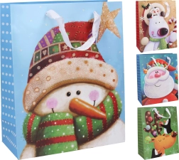 Bolsa de regalo de Navidad tamaño mediano