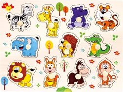 Bino rompecabezas de madera safari 11 piezas