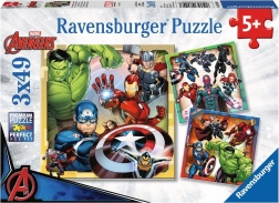 Puzle Ravensburger Marvel Avengers 3x49 piezas