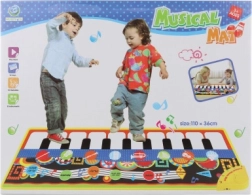 Alfombra musical con instrumentos musicales – piano de juego 110 × 36 cm