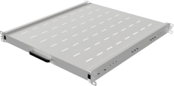 Bandeja extraíble para rack de 19" 1U, 500 mm, gris