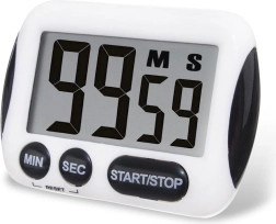 Temporizador de cocina electrónico con gran pantalla LCD