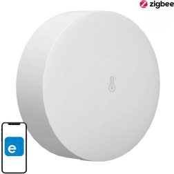 Sensor inteligente de temperatura y humedad Zigbee Sonoff SNZB-02P (redondo)
