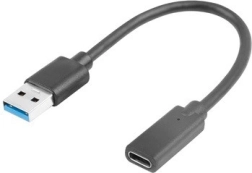 Adaptador USB‑C (hembra) a USB‑A (macho) 3.1, 15 cm