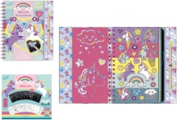 Libro para rascar Unicornio