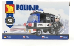 Set de construcción Dromader Policía Coche