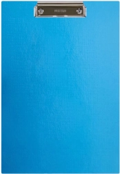 Tabla portapapeles A4 de cartón laminado, azul pastel