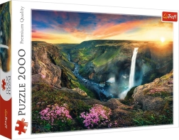 Puzle de 2000 piezas Cascada Haifoss, Islandia