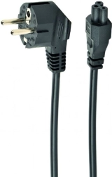 Cable de alimentación con conector C5 (trébol) 0,5 m con certificación VDE