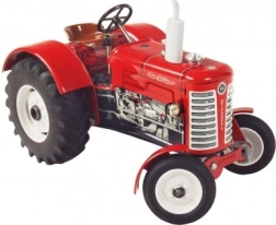 Tractor metálico Zetor 50 Super a cuerda 1:25, rojo