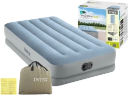 Cama inflable individual 191 × 99 × 36 cm con bomba eléctrica USB integrada Intex