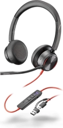 Auriculares Poly Blackwire 8225 estéreo USB-C/A para Microsoft Teams