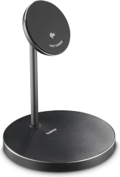 Cargador inalámbrico magnético Qi2 de 15 W – negro